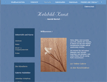 Tablet Screenshot of holzbildkunst.de